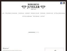 Tablet Screenshot of berggrensjuveler.se